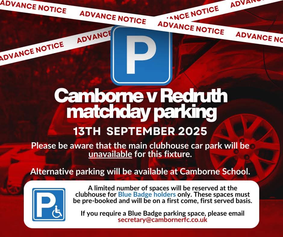 Parking Notice: 13th September