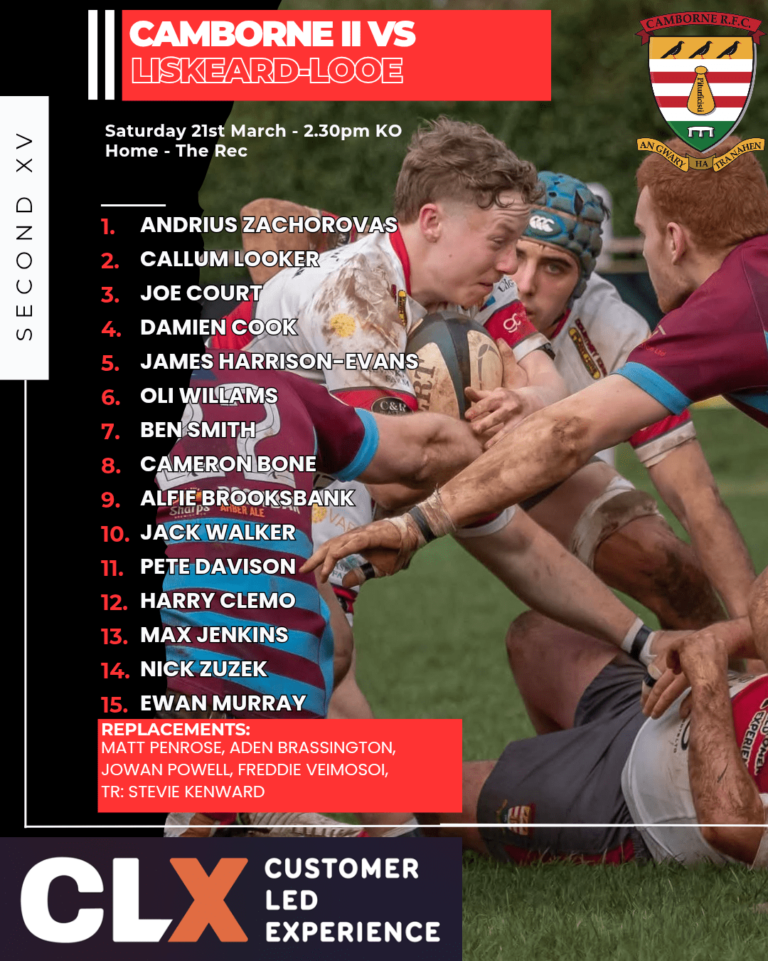 Preview: Seconds Back At The Rec For Lions Visit