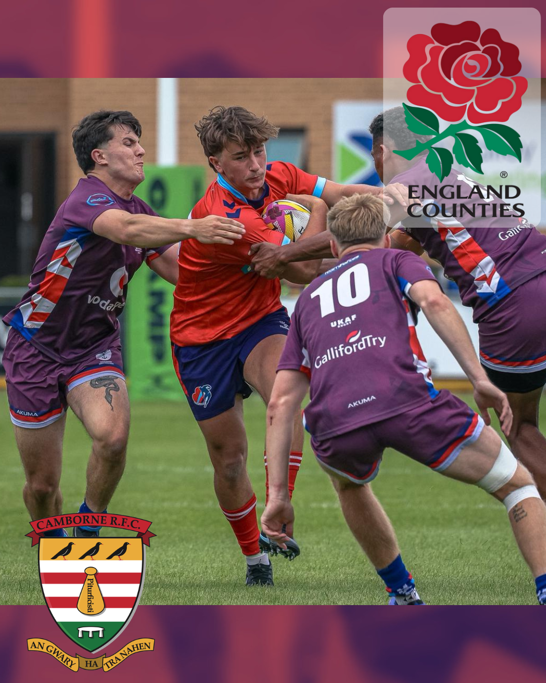 Oli Roberts Representing England Counties