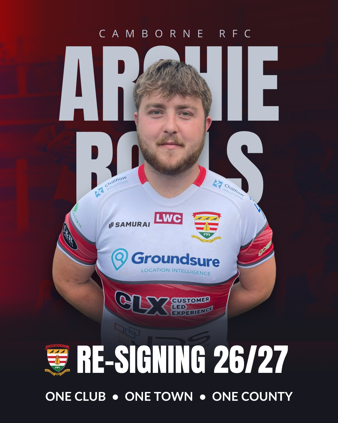 Archie Rolls Re-Signs